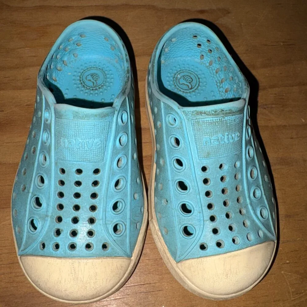 Native Jefferson Sandals Waterproof Outdoor Lightweight BlueToddler Size C 6